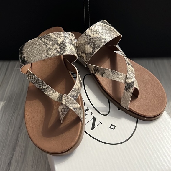 Steve Madden Athens sandals size 8 snakeskin - Picture 6 of 10